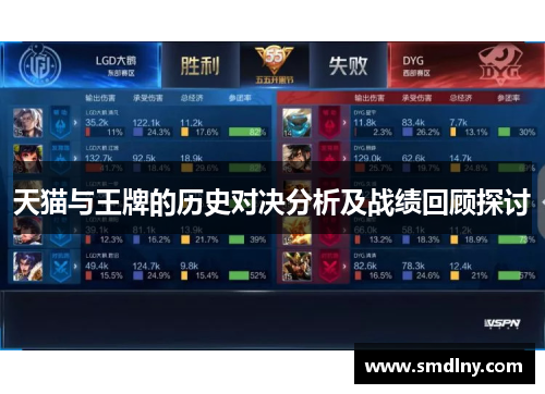 天猫与王牌的历史对决分析及战绩回顾探讨